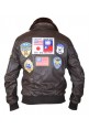 Men's Top Gun Pete Maverick Tom Cruise Flight Brown Jacket